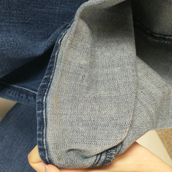 American Eagle High Rise Artist Flare Super Stretch Jeans Womens 10 Long - Picture 11 of 14